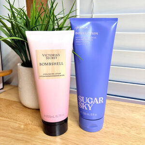 Women's Victoria's Secret Lotion 2 pack, NEW Never Opened, Sugar Sky Bombshell